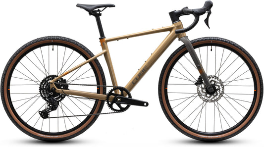 CUBE Nuroad Rookie ONE Kinderrad 2027 in cappuccino und brown, Seitenansicht