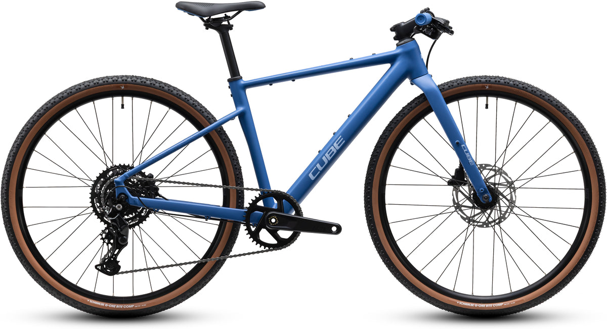 CUBE Nulane Rookie ONE Kinderrad 2027 in yaleblue und blue, Seitenansicht
