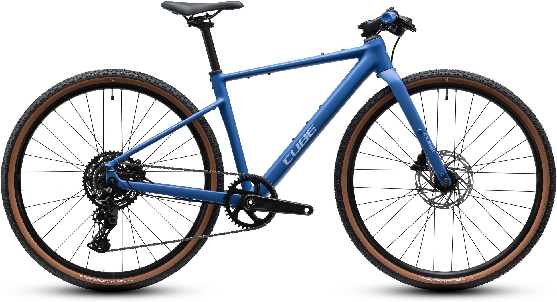CUBE Nulane Rookie ONE Kinderrad 2027 in yaleblue und blue, Seitenansicht