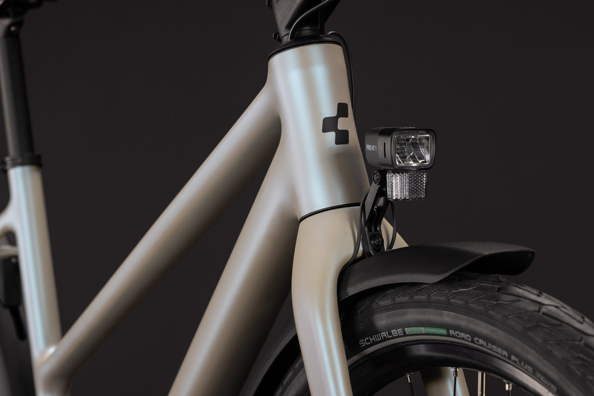CUBE Editor ONE FE Trapeze Cityrad 2027, Sattel und Sitzposition