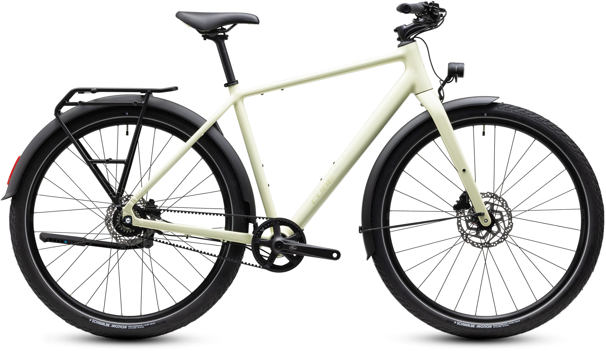 CUBE Editor Pro FE Cityrad 2027 in mellowyellow und lilac, Seitenansicht