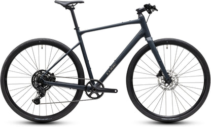 CUBE Nulane Pro Fitnessbike 2027 in night und chrome, Seitenansicht