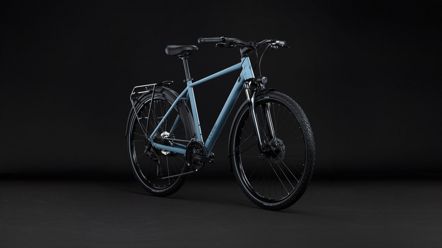 CUBE Nature Pro FE Trekkingrad 2027, Sattel und Sitzposition