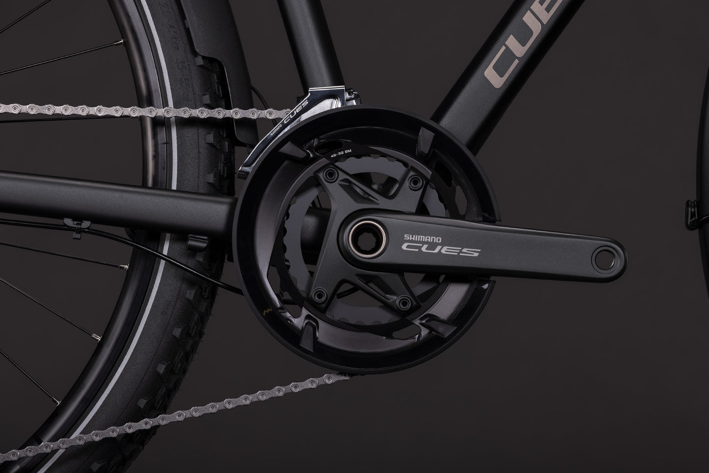 CUBE Nature EXC FE Trapeze Trekkingrad 2027, Rahmendetail