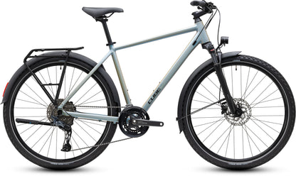 CUBE Nature EXC FE Trekkingrad 2027 in glintsand und black, Seitenansicht