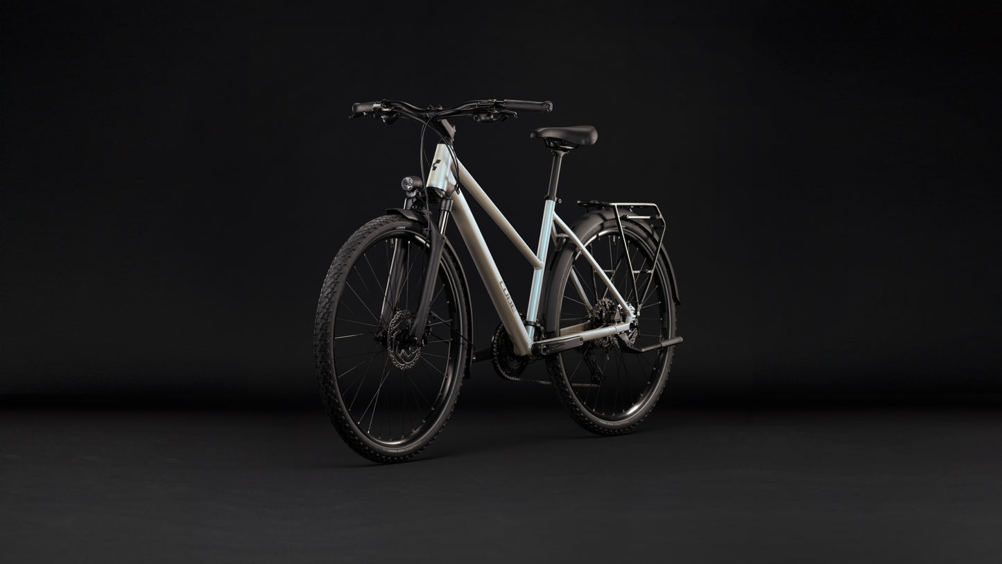 CUBE Nature EXC FE Trapeze Trekkingrad 2027, Detailansicht