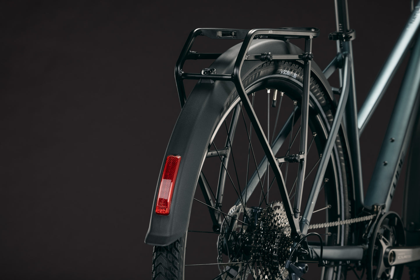 CUBE Nature SLX FE Trapeze Trekkingrad 2027, Sattel und Sitzposition