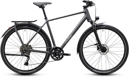 CUBE Kathmandu Pro Trekkingrad 2027 in slabgrey und chrome, Seitenansicht