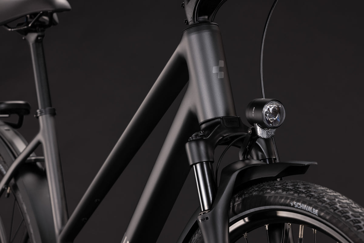 CUBE Kathmandu Pro Trapeze Trekkingrad 2027, Sattel und Sitzposition