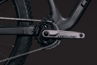 CUBE Stereo HPC Race Mountainbike Fully 2027, Sattel und Sitzposition
