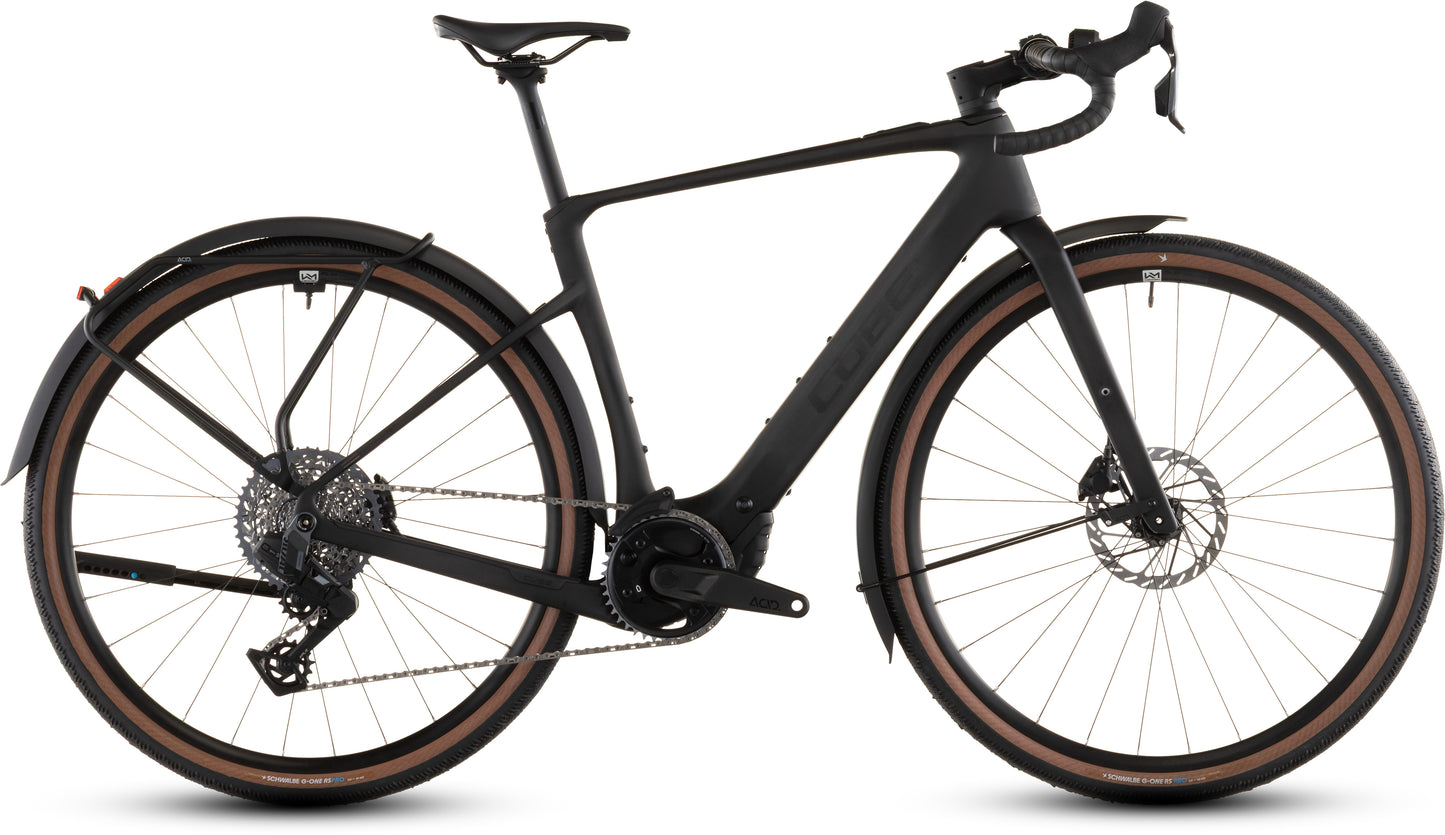 Produktbild: Cube Nuroad Hybrid C:62 EXC 400X FE blackline, Seitenansicht (weißer Hintergrund)