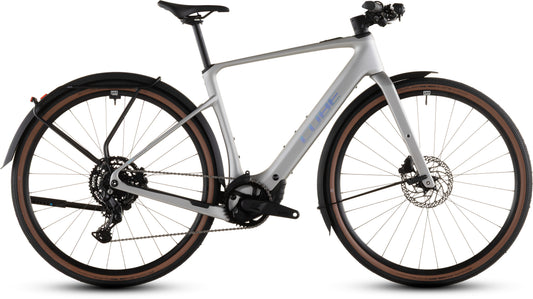 Produktbild: Cube Nulane Hybrid C:62 Race 400X FE sleekgrey´n´prism, Seitenansicht (weißer Hintergrund)
