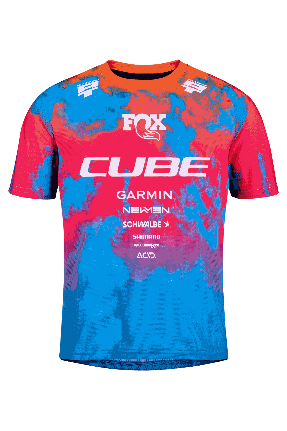 CUBE MTB Trikot ROOKIE X Actionteam kurzarm