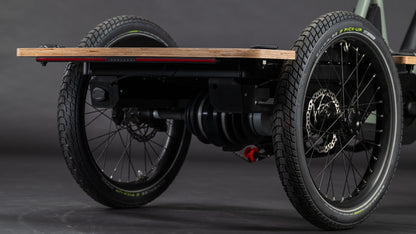 CUBE Trike Flatbed Hybrid 750 E-Dreirad 2027, Detailansicht