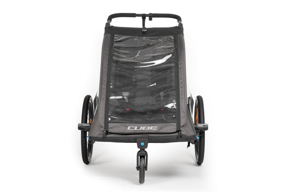 CUBE Kinder Fahrradanhänger Double PURE
