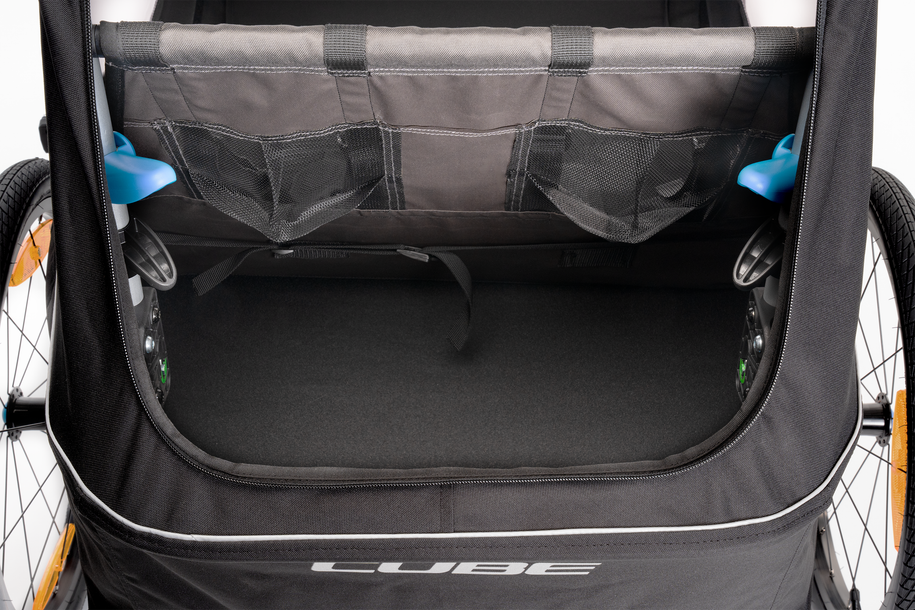 CUBE Kinder Fahrradanhänger Double PURE