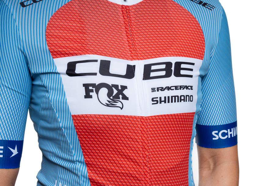 CUBE ROAD/XC WS Trikot X Factory Racing kurzarm blue´n´orange