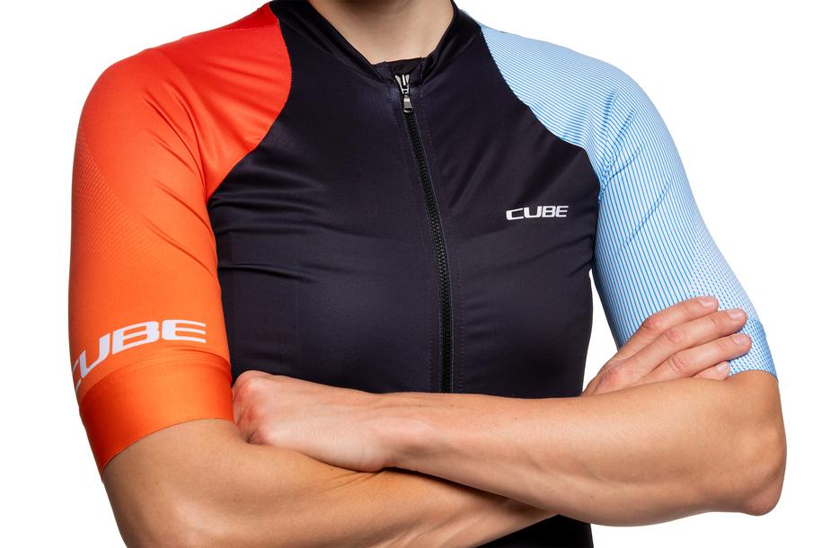 CUBE ROAD/XC WS Trikot TEAMLINE kurzarm black