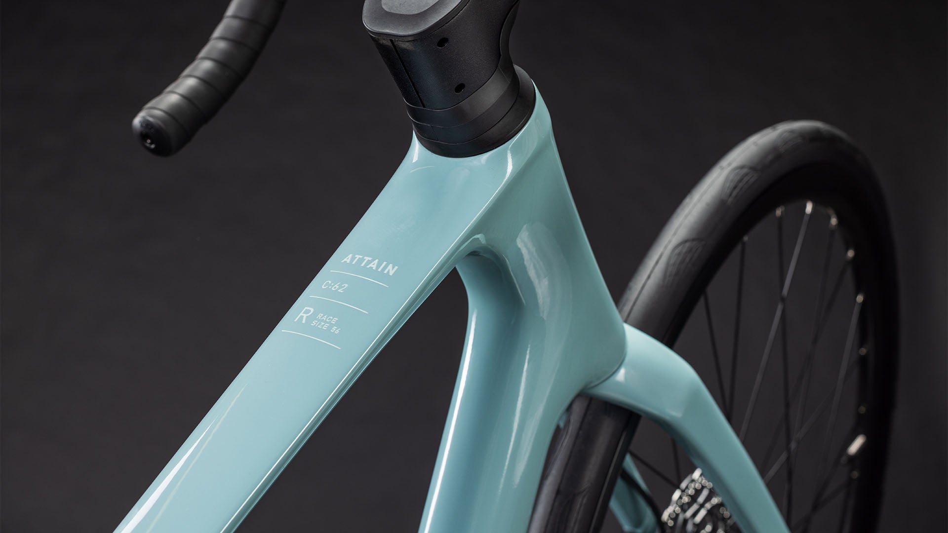 Produktbild: Cube Attain C:62 Race skylightblue´n´cyan, Detailaufnahme 01