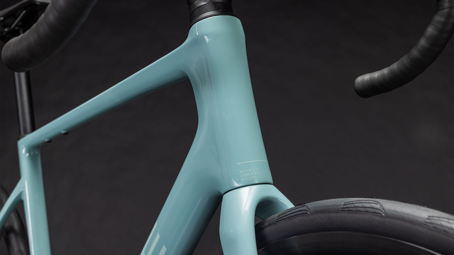 Produktbild: Cube Attain C:62 Race skylightblue´n´cyan, Detailaufnahme 09
