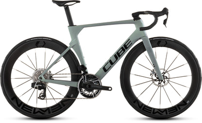 Produktbild: Cube Litening AERO C:68X SLX seagrey´n´black, Seitenansicht (weißer Hintergrund)