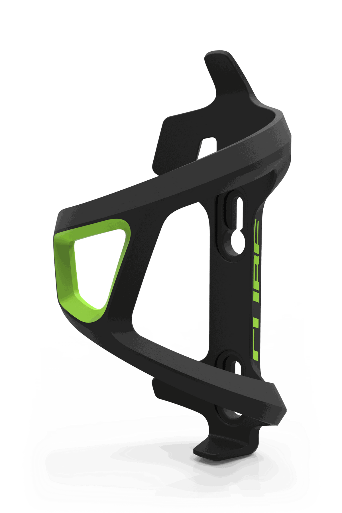 CUBE Flaschenhalter HPP/R Left-Hand Sidecage in black´n´green