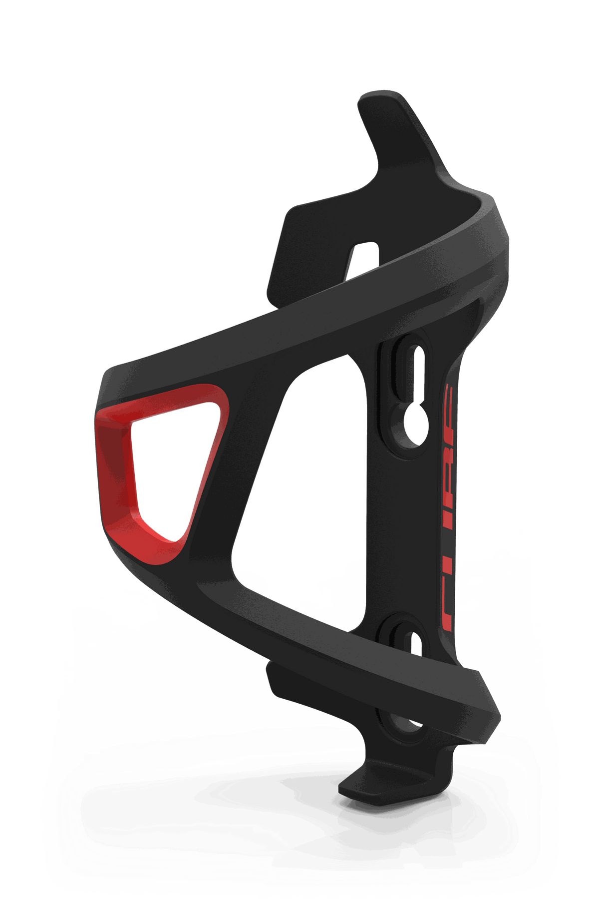 CUBE Flaschenhalter HPP/R Left-Hand Sidecage in black´n´red