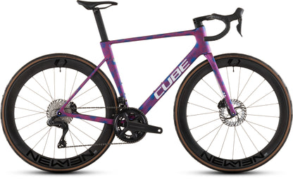 Produktbild: Cube Litening AIR C:68X Race dazzlepink´n´blue, Seitenansicht (weißer Hintergrund)