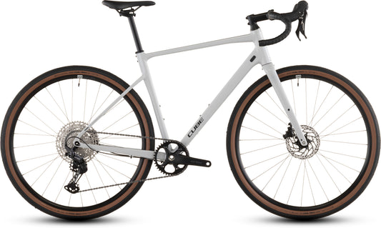 Produktbild: Cube Nuroad EX cotton´n´grey, Seitenansicht (weißer Hintergrund)