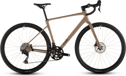 Produktbild: Cube Nuroad Race cappuccino´n´black, Seitenansicht (weißer Hintergrund)