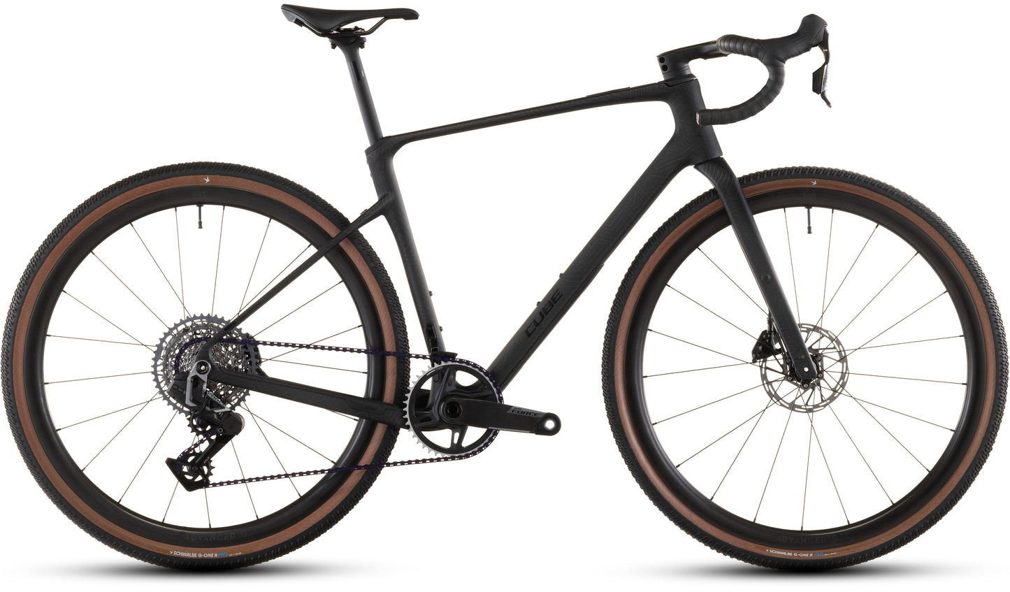 Produktbild: Cube Nuroad C:62 EXC carbon´n´crisscross, Seitenansicht (weißer Hintergrund)