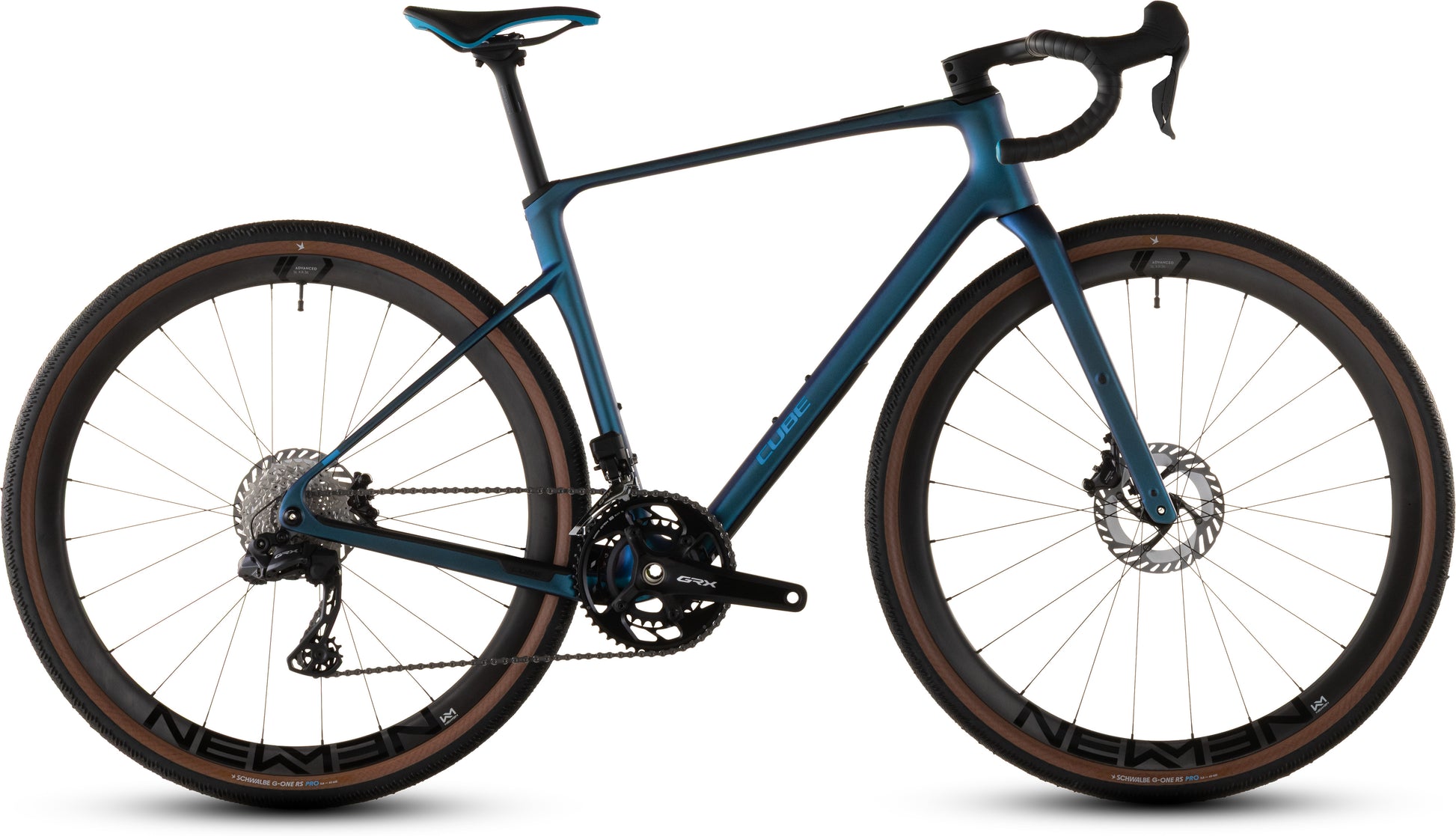 Produktbild: Cube Nuroad C:62 Race nebula´n´blue, Seitenansicht (weißer Hintergrund)