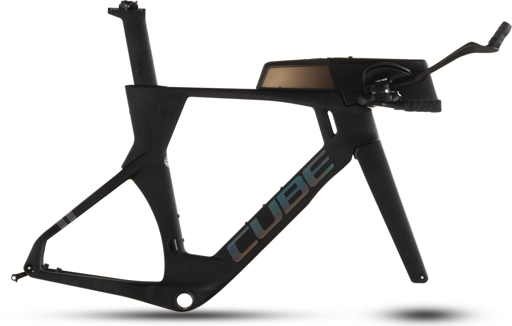 CUBE Aerium C:68X TT Frameset Rahmenset 2027 in carbon und prism, Seitenansicht
