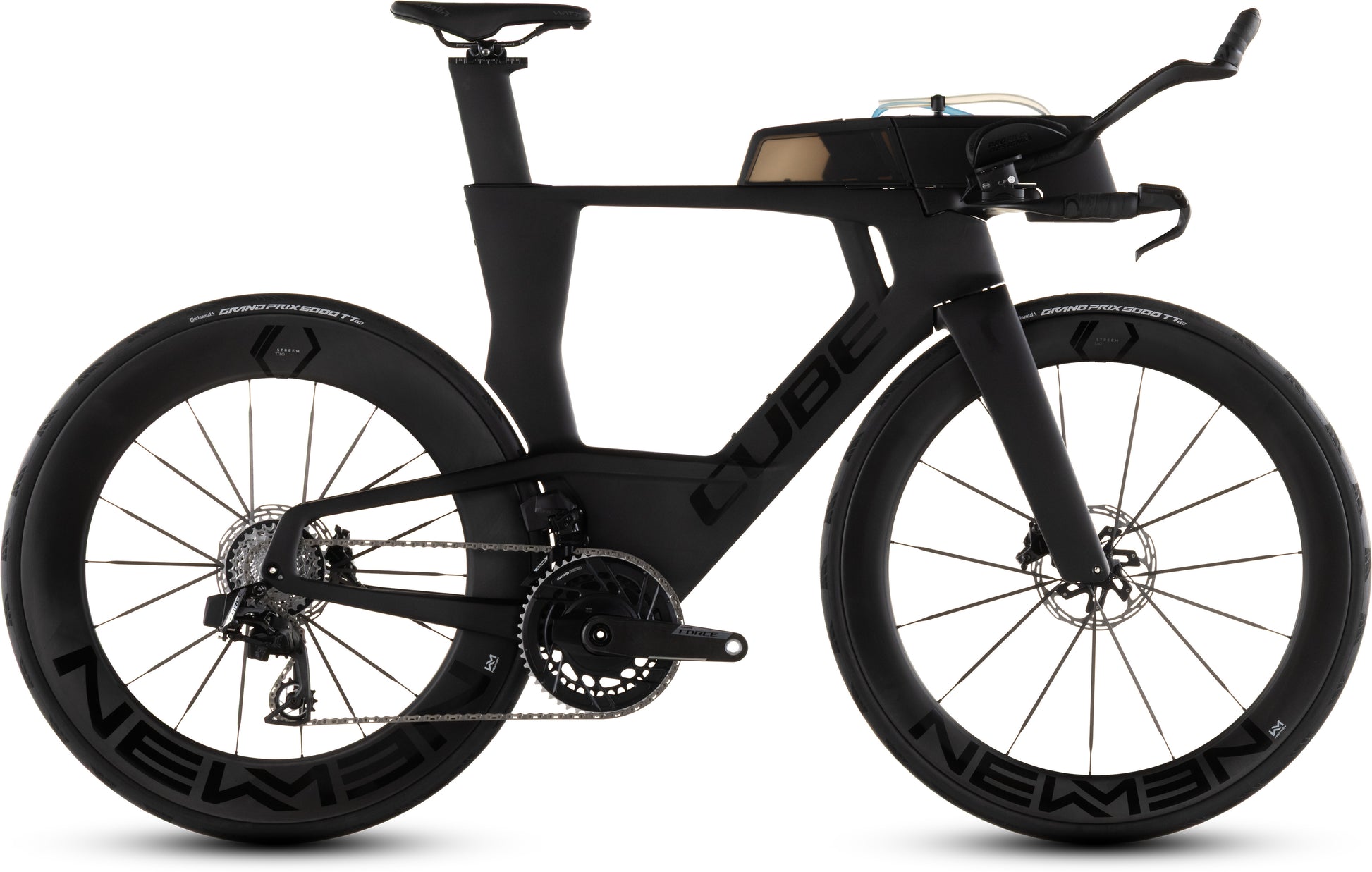 Produktbild: Cube Aerium C:68X SLX carbon´n´black, Seitenansicht (weißer Hintergrund)