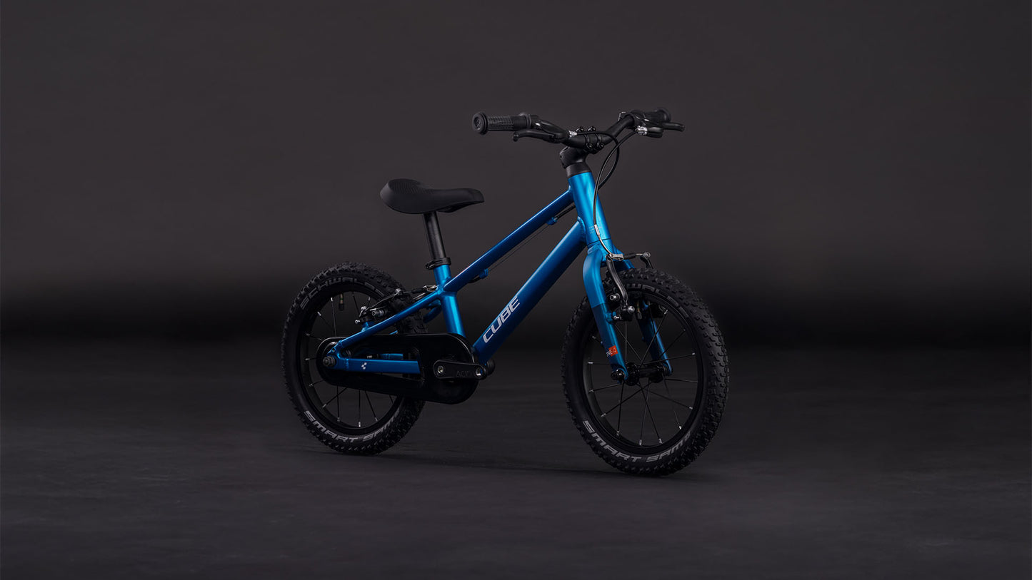 Produktbild: Cube Numove 140 topasblue´n´nebula, Schrägansicht (schwarzer Hintergrund)