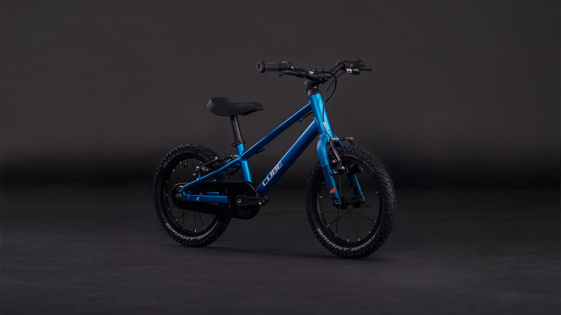 Produktbild: Cube Numove 140 topasblue´n´nebula, Schrägansicht (schwarzer Hintergrund)