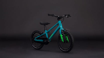 Produktbild: Cube Numove 140 seagreen´n´green, Schrägansicht (schwarzer Hintergrund)