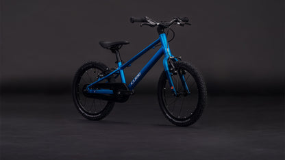 Produktbild: Cube Numove 160 topasblue´n´nebula, Schrägansicht (schwarzer Hintergrund)