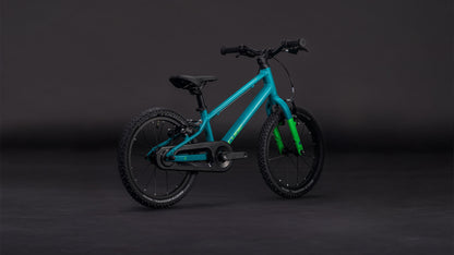 Produktbild: Cube Numove 160 seagreen´n´green, Schrägansicht (schwarzer Hintergrund)