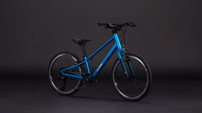 Produktbild: Cube Numove 200 topasblue´n´nebula, Schrägansicht (schwarzer Hintergrund)