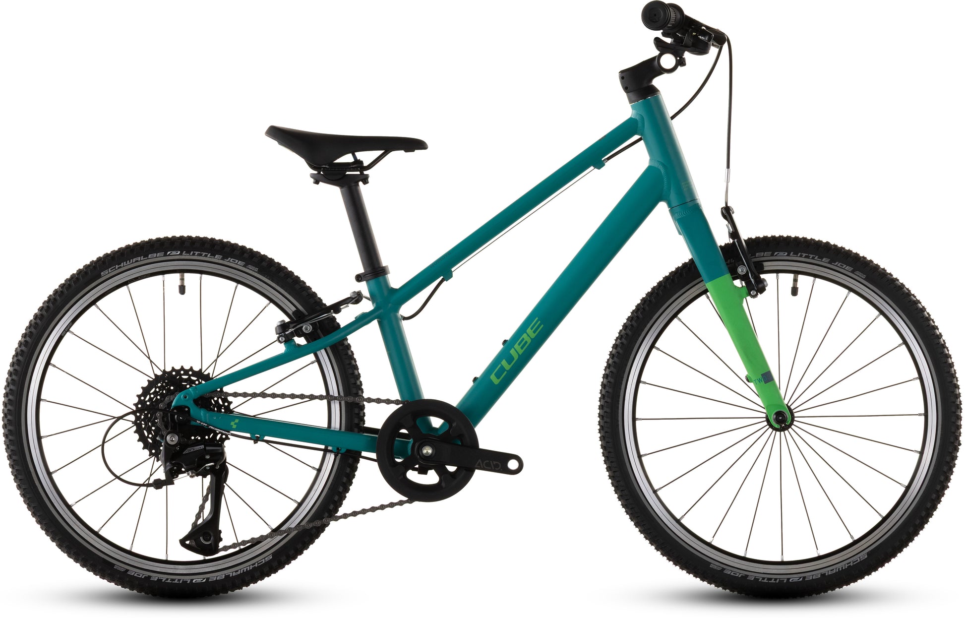 Produktbild: Cube Numove 200 seagreen´n´green, Seitenansicht (weißer Hintergrund)