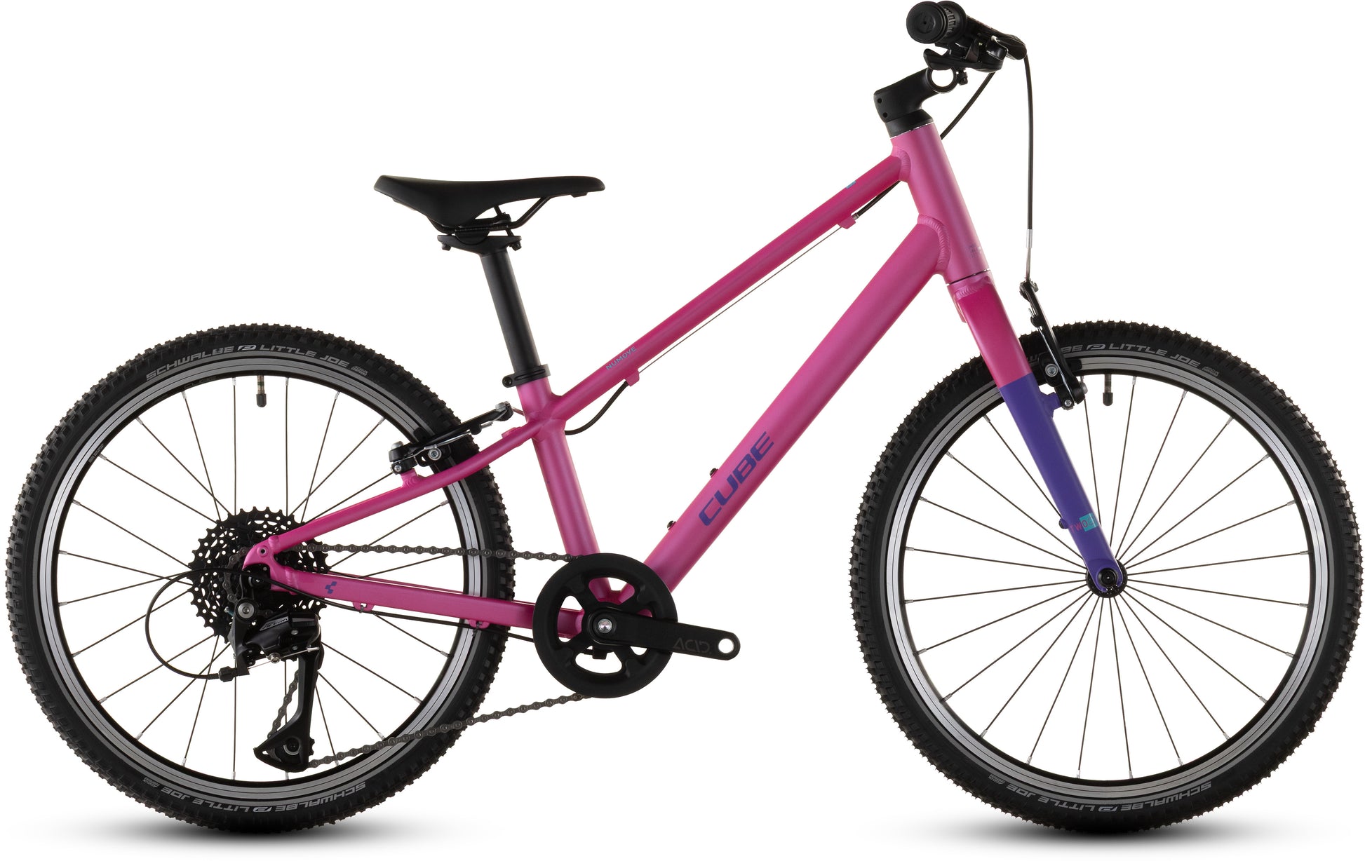 Produktbild: Cube Numove 200 fucsia´n´plum, Seitenansicht (weißer Hintergrund)