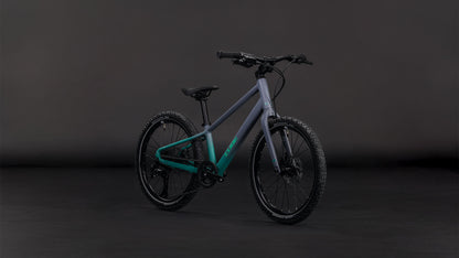 Produktbild: Cube Numove 200 Disc lavagrey´n´coolgreen, Schrägansicht (schwarzer Hintergrund)