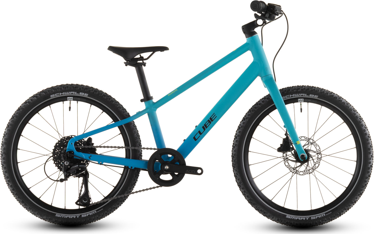 Produktbild: Cube Numove 200 Disc pacificblue´n´steelblue, Seitenansicht (weißer Hintergrund)