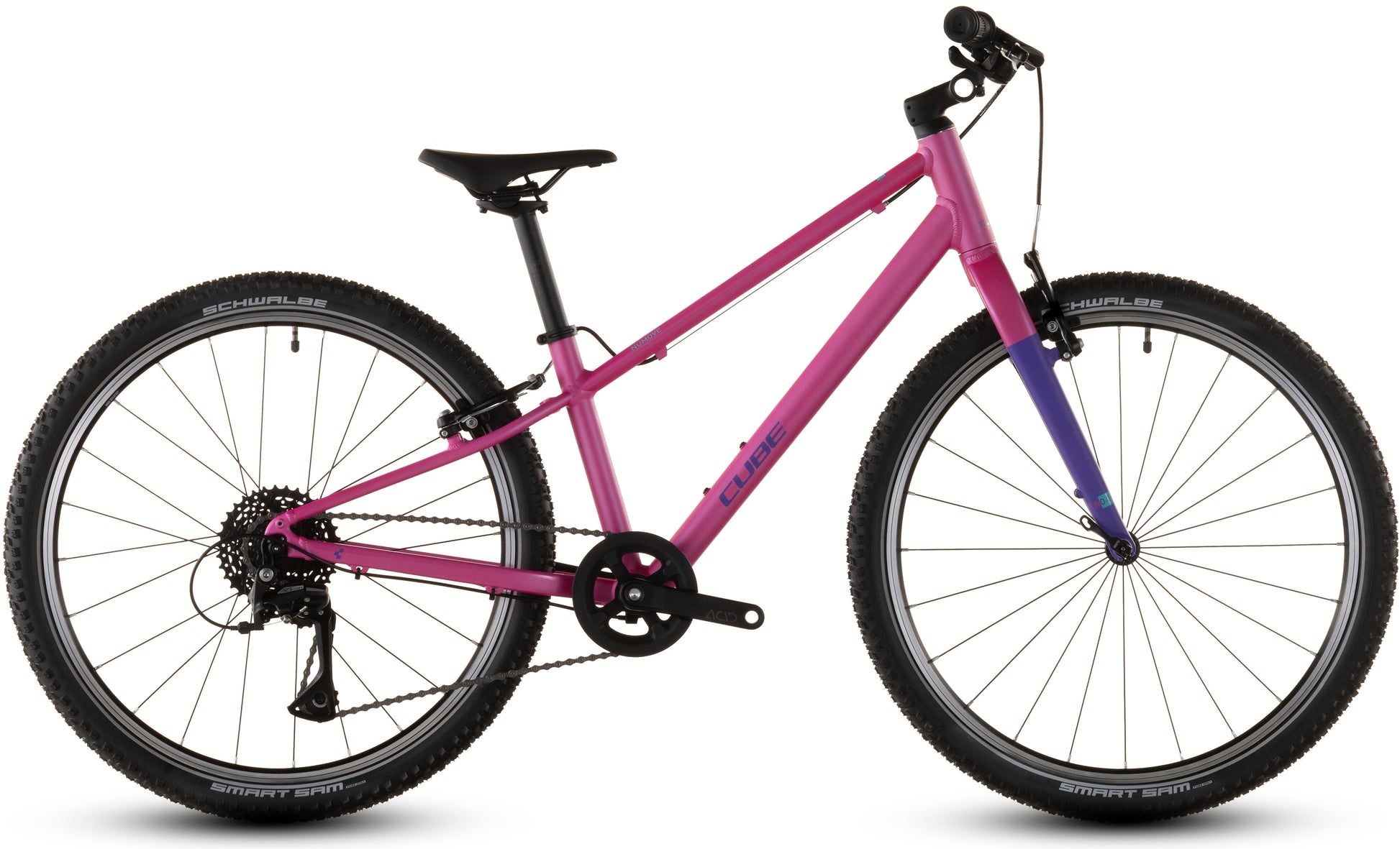 Produktbild: Cube Numove 240 fucsia´n´plum, Seitenansicht (weißer Hintergrund)