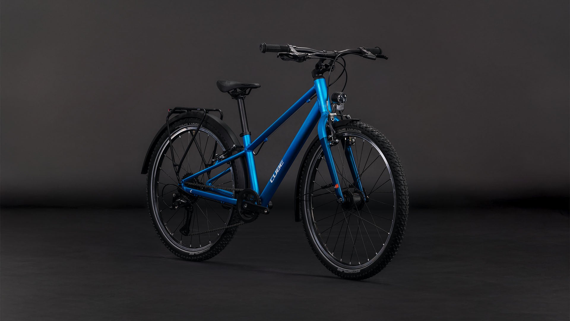 Produktbild: Cube Numove 240 FE topasblue´n´nebula, Schrägansicht (schwarzer Hintergrund)