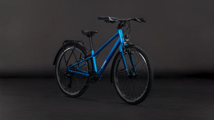 Produktbild: Cube Numove 240 FE topasblue´n´nebula, Schrägansicht (schwarzer Hintergrund)