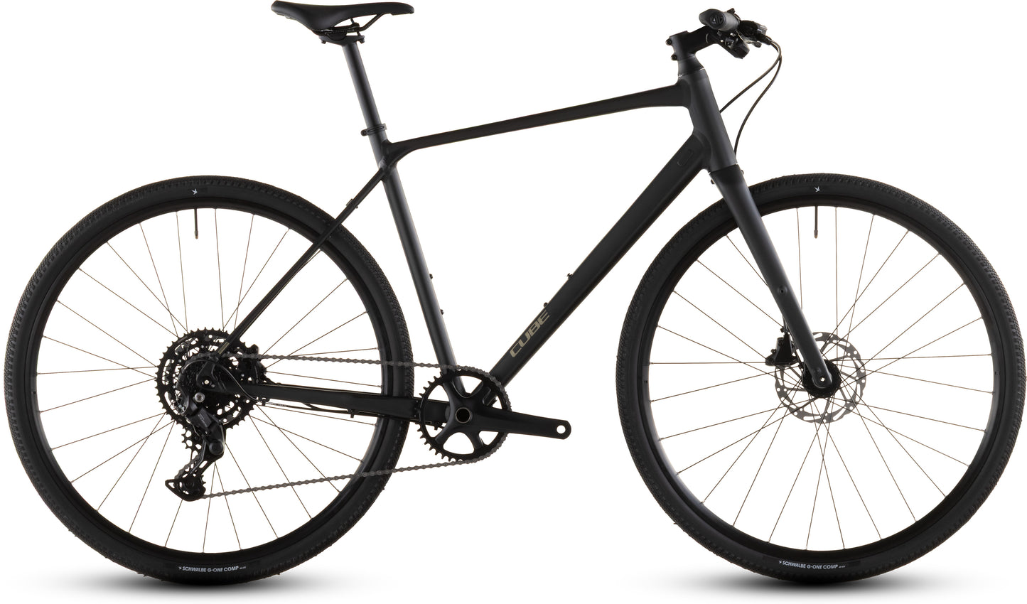 Produktbild: Cube Nulane Pro grey´n´chrome, Seitenansicht (weißer Hintergrund)