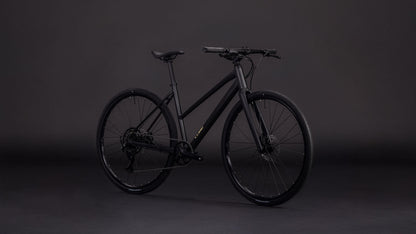 Produktbild: Cube Nulane Pro grey´n´chrome, Schrägansicht (schwarzer Hintergrund)