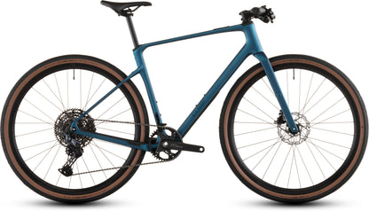 Produktbild: Cube Nulane C:62 SLX electricblue´n´blue, Seitenansicht (weißer Hintergrund)